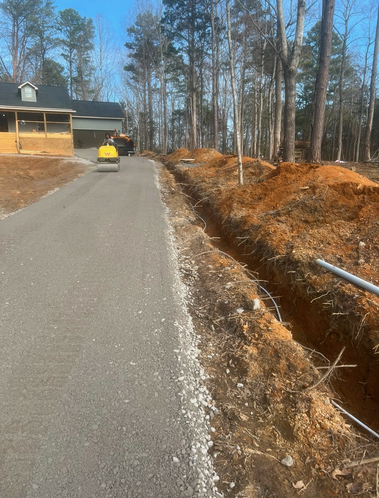 Industrial lot with ADA markings